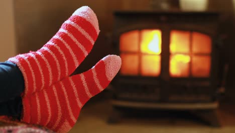 Person-with-feet-up-relaxing-at-home