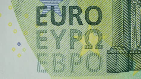 closeup of a 100 euro banknote