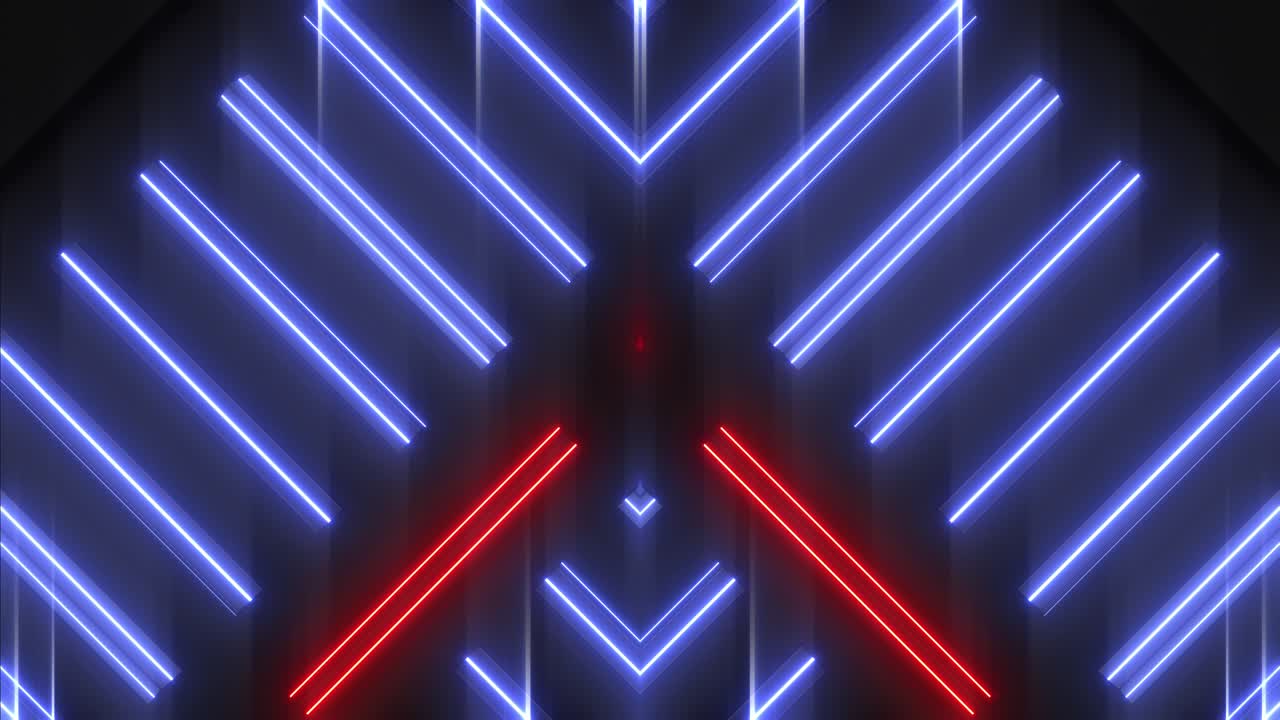 patrón geométrico de neón abstracto