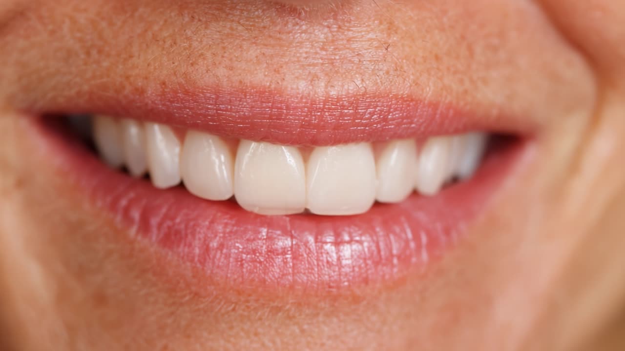Bright and Healthy Smile Showcase: Capturing the Essence of Oral Care and Confidence with Beautifully Aligned Teeth in a Radiant Grin