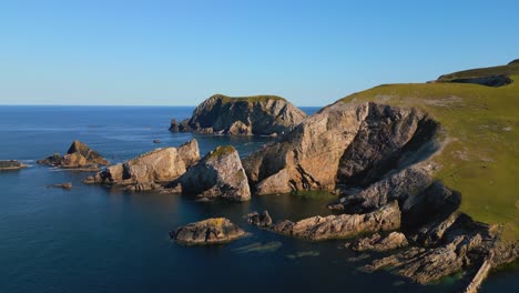 an port cliffs cinematic 4k drone footage co.donegal - ireland 13