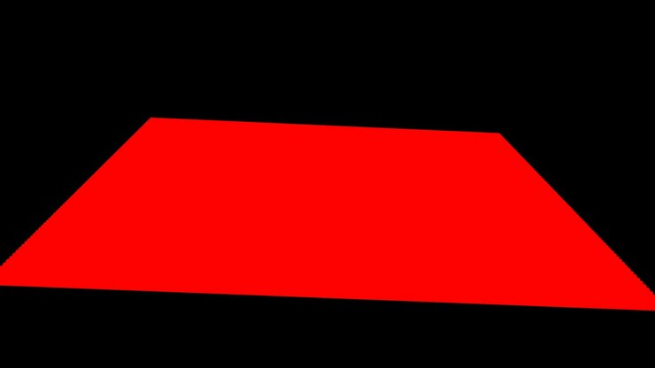 Vídeo de animação de rotação de quadrado vermelho simples