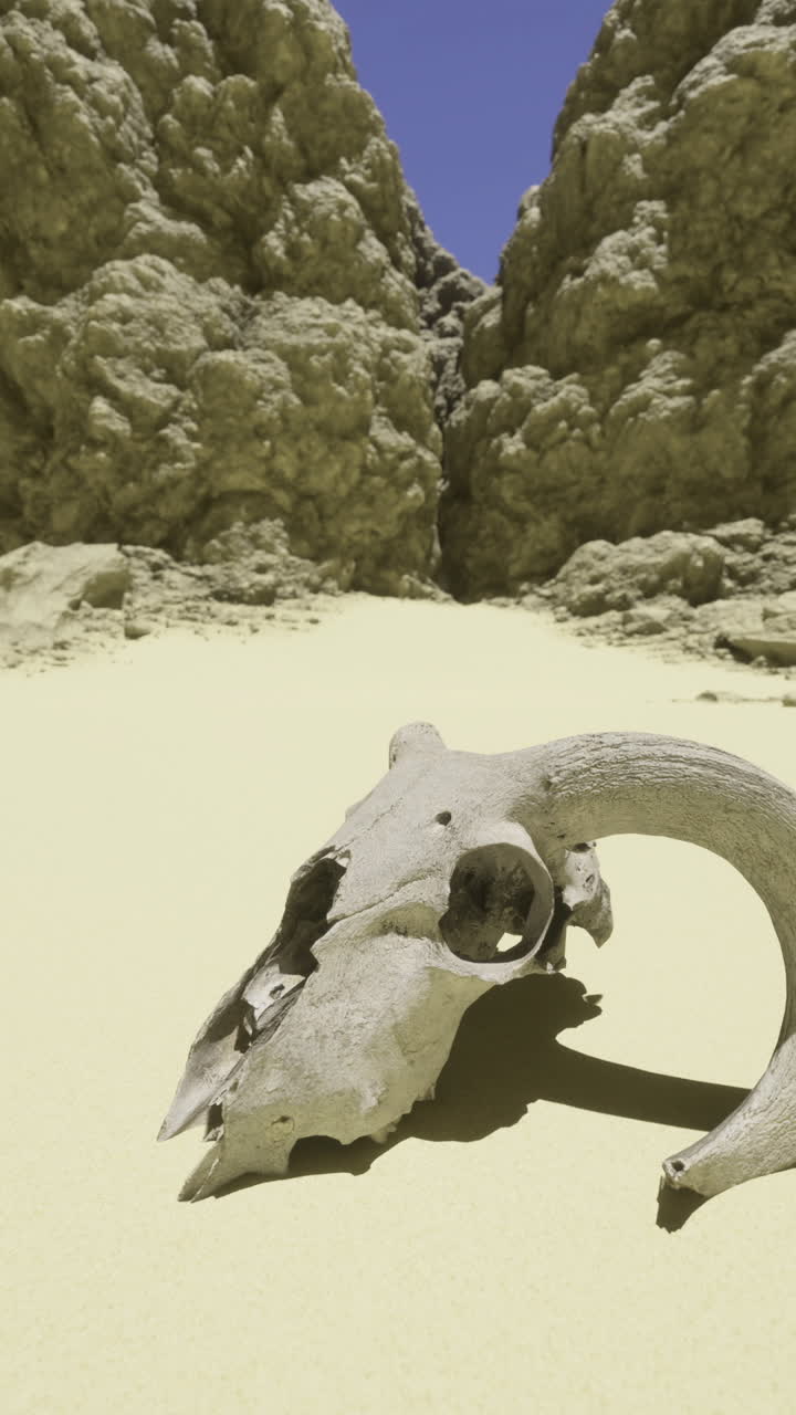 Windcarved textures with golden illumination create arid solitude scene