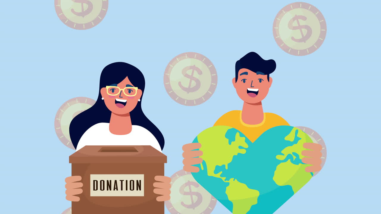 imágenes conceptuales de donación y caridad