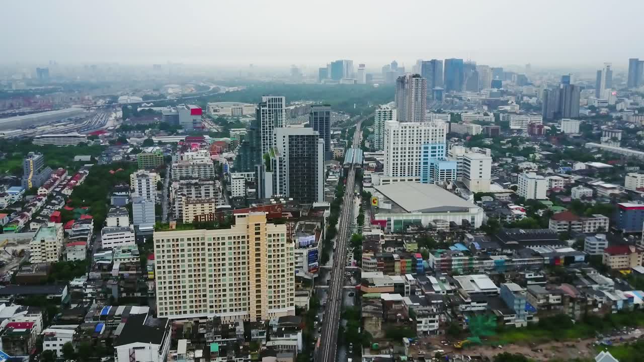 방콕 도시 풍경 조감도