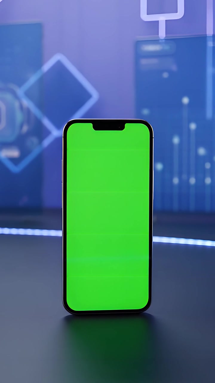 Phone Green Screen 4K