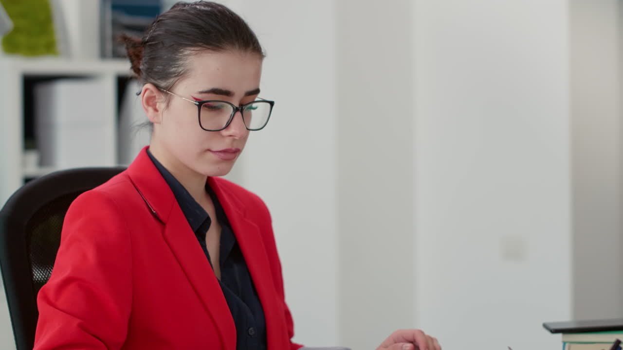 Closeup of botanist woman checking sapling for agriculture experiment