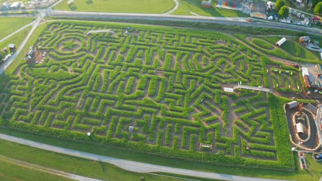 corn maze with thank you to medical community after 2020 pandemic