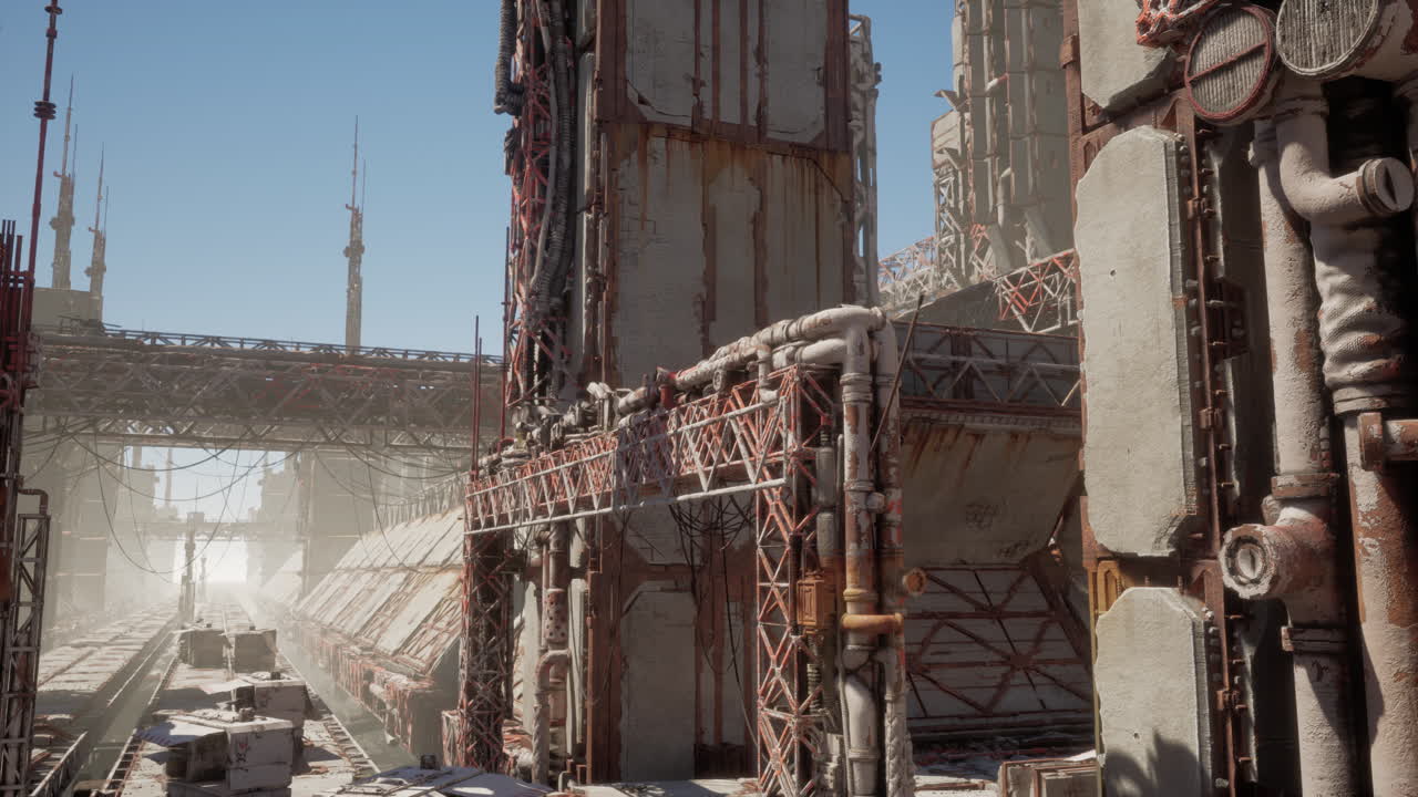 Post-Apocalyptic Industrial Cityscape