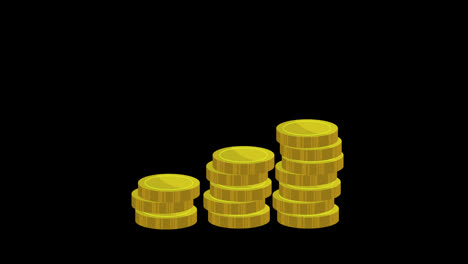 dollar-coin-stack-icon-animation-loop-motion-graphics-video-transparent-background-with-alpha-channel