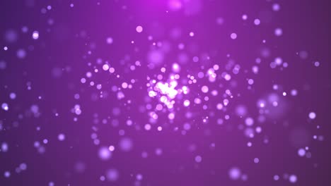 purple bokeh particles background
