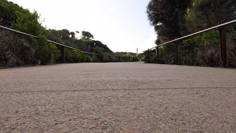 un paseo sereno por un sendero pintoresco