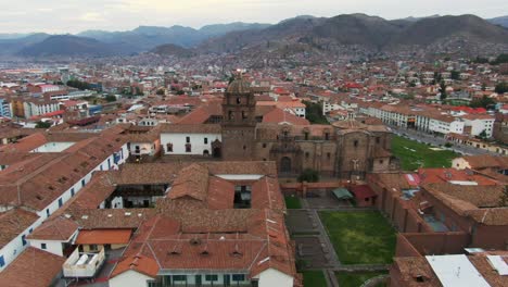 Templo-Qorikancha-En-Los-Andes-Peruanos-Ciudad-De-Cusco-Perú,-América-Del-Sur