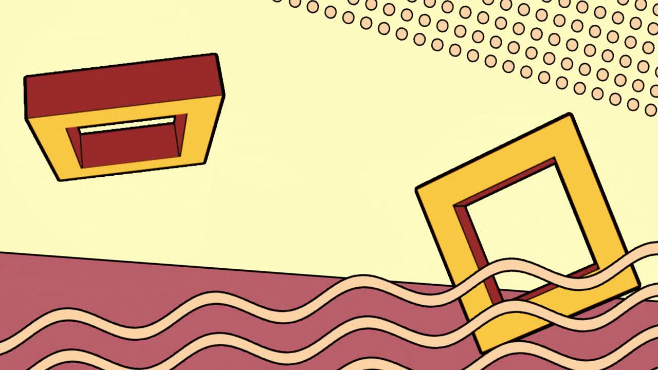 80년대 스타일의 레트로 애니메이션 4k