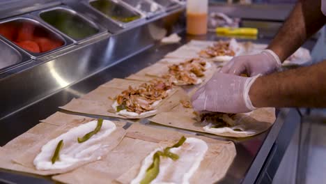 savor the flavors of a chef-crafted shawarma sandwich