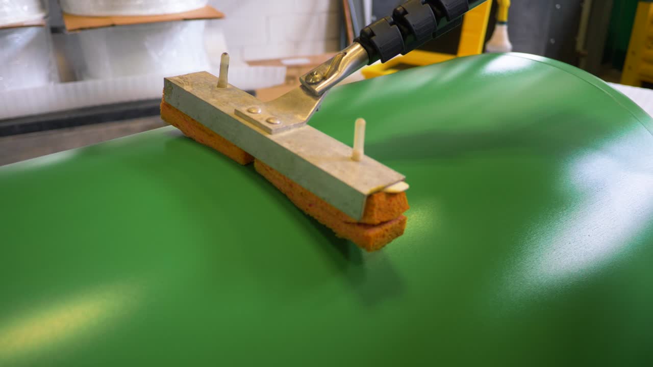 prueba de esponja mojada