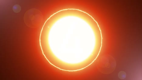 countdown animation. countdown from 10 with a fire ring