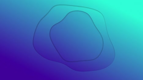 Animation-of-blue-gradient-lines-waving-in-seamless-loop