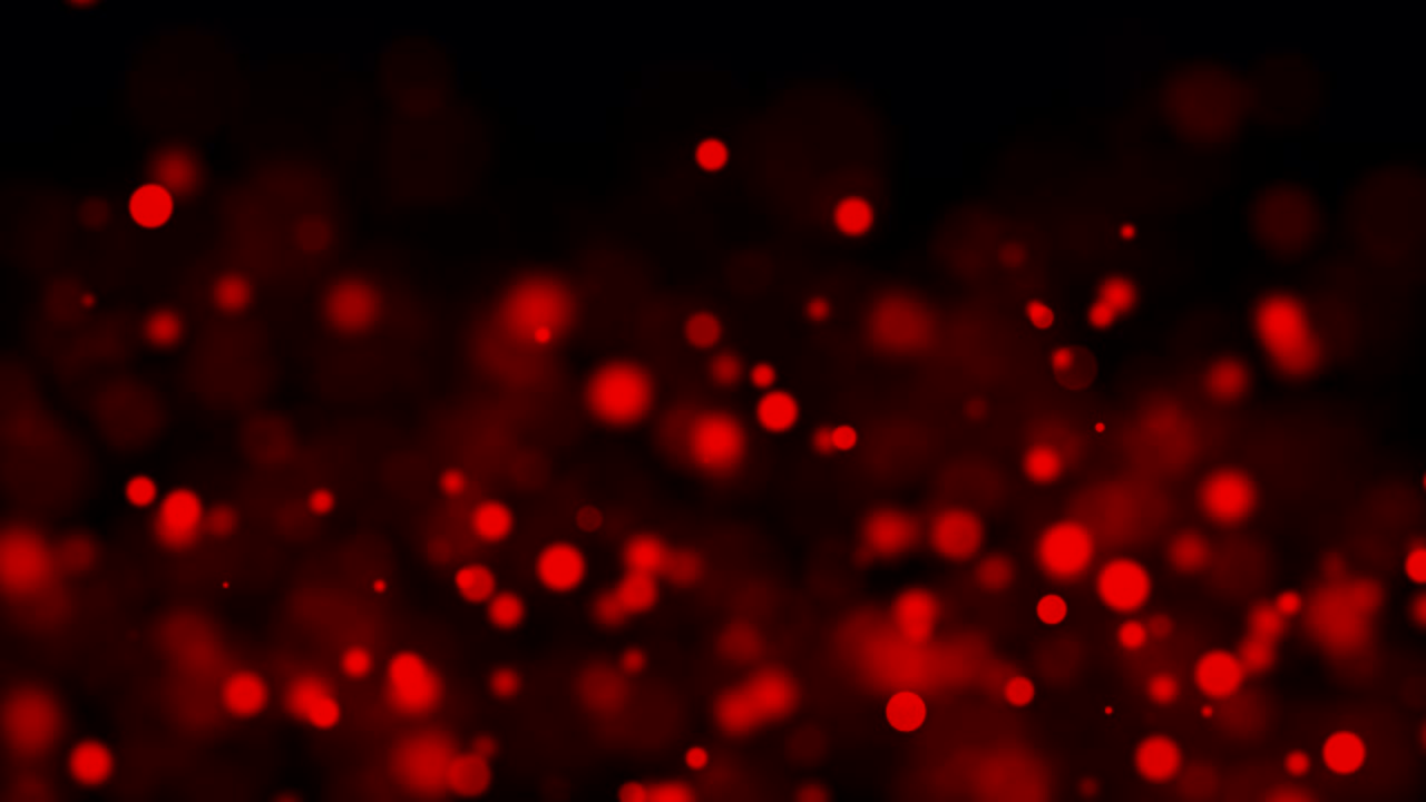 bokeh rojo brillante, poca profundidad de campo, fondo generado por computadora, fondo de renderización 3d