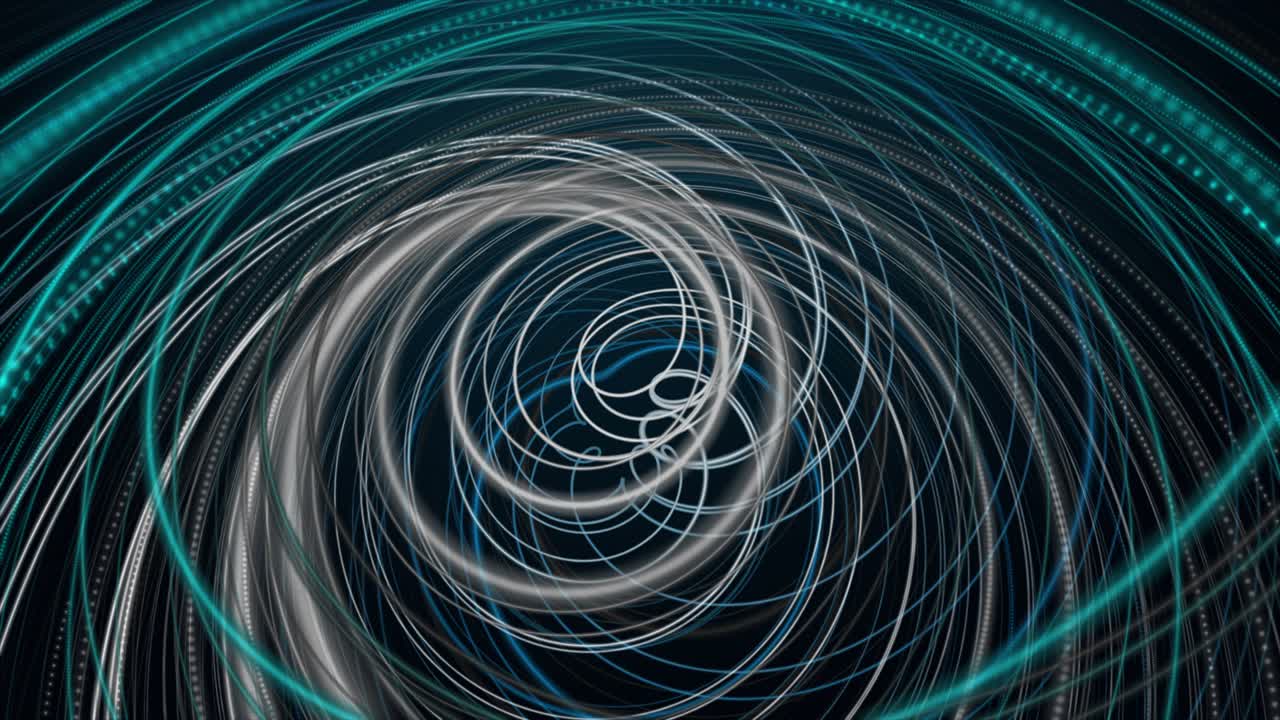 фантастическая анимация с полосатой волной объекта в замедленном движении, 4096x2304 петля 4k