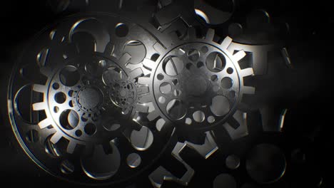 gears and cogs rotating