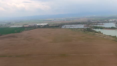 Airplane-approaches-the-city-of-Sofia