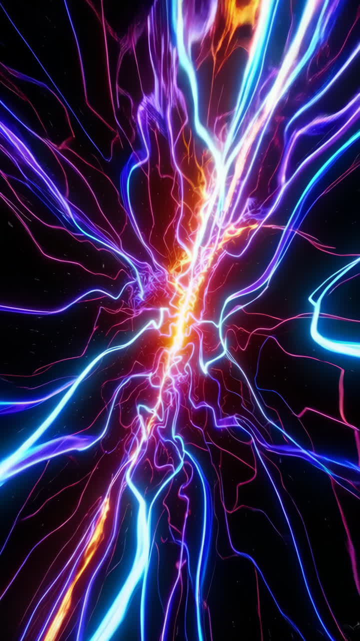 líneas brillantes abstractas