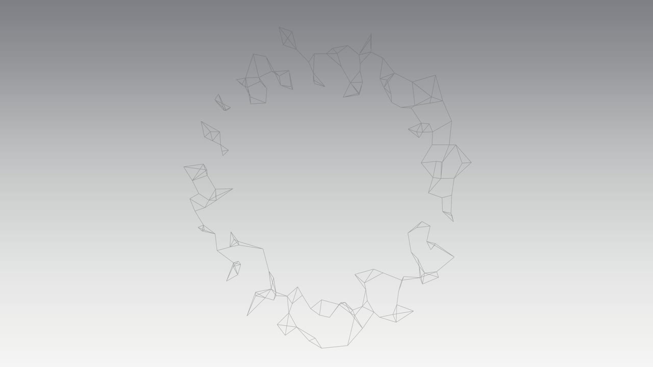 회색 배경에 움직이는 모양의 애니메이션