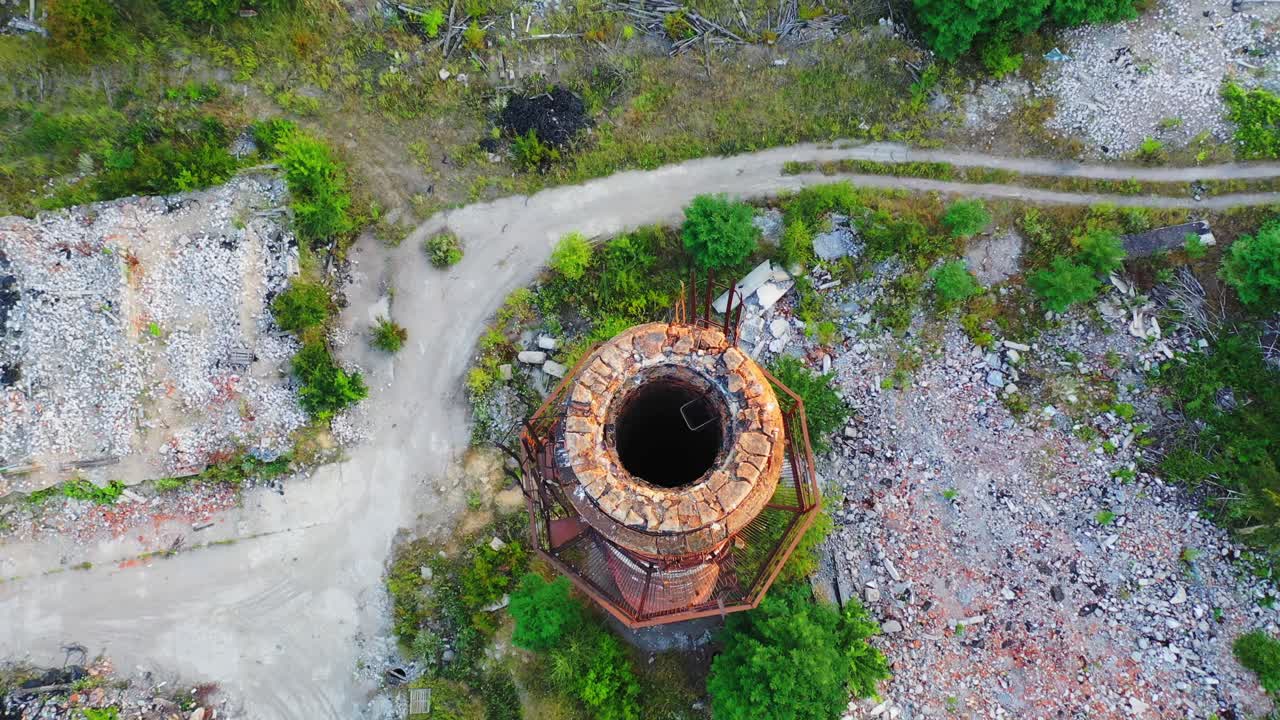 Burning wooden logs. Warm flame on smoldered logs. Burning wood for barbeque. Slight motion of fire on charcoal. Close-up.