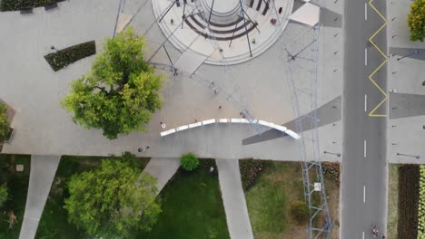 people enjoying a quiet summer afternoon in hajdúnánás - by drone.