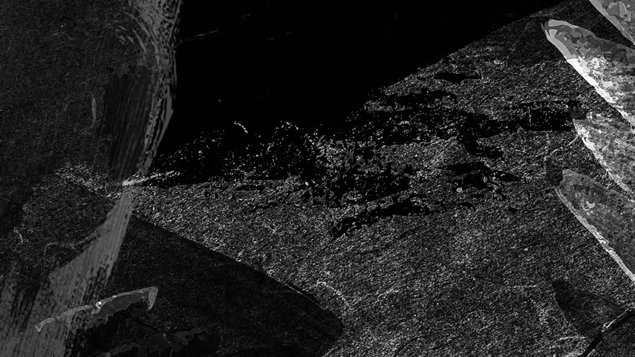 animación de formas en movimiento sobre fondo negro