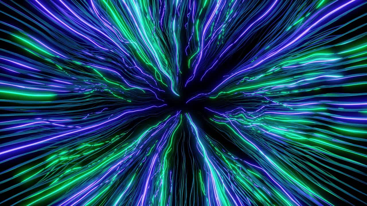 Abstract Neon Lines Background