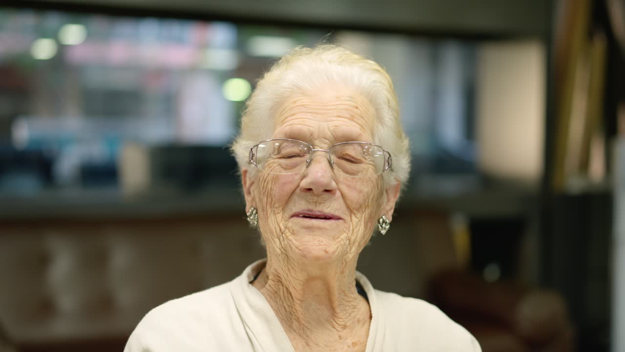 나이든 여자의 초상화