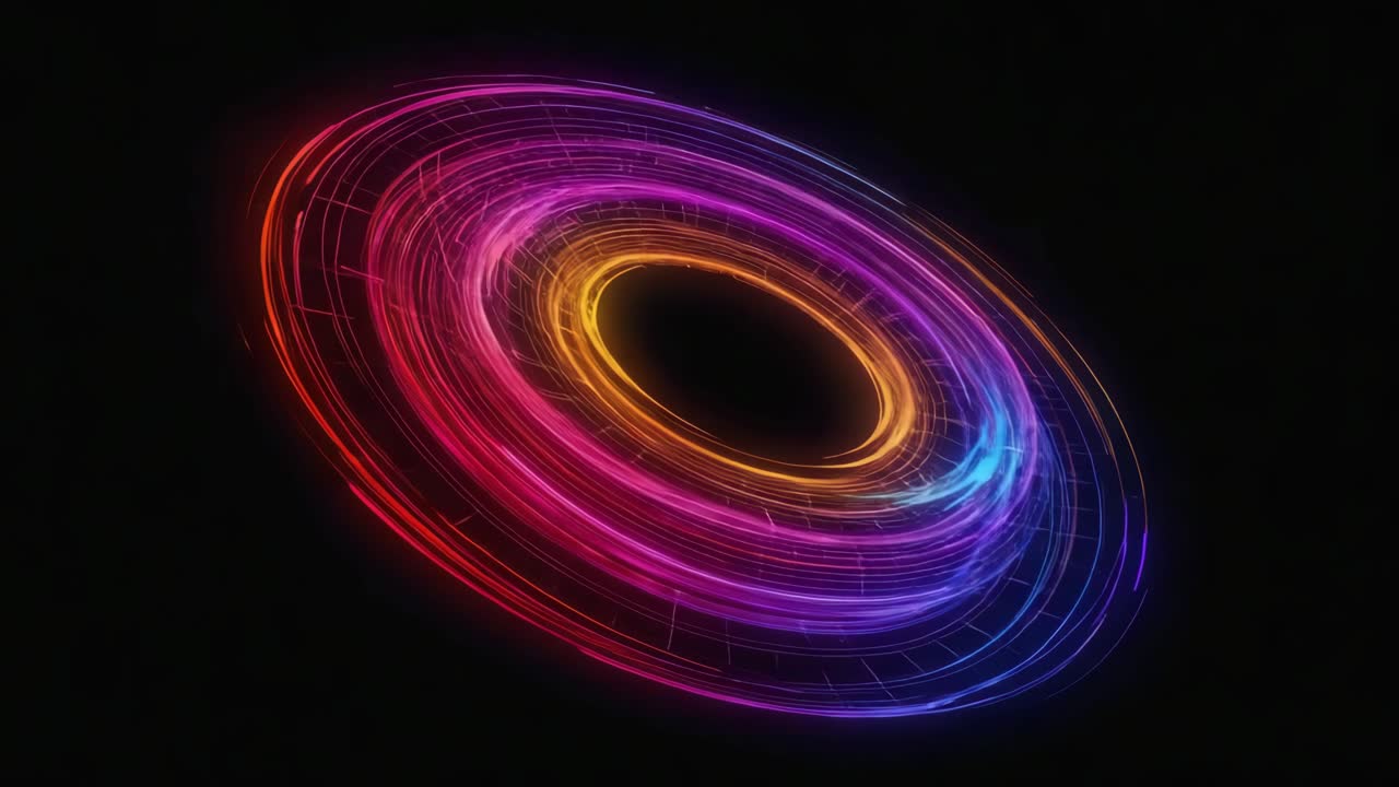 círculo brillante abstracto