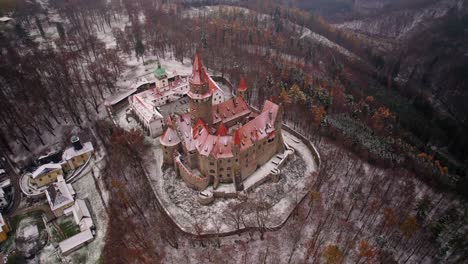 bouzov castle in czech republic