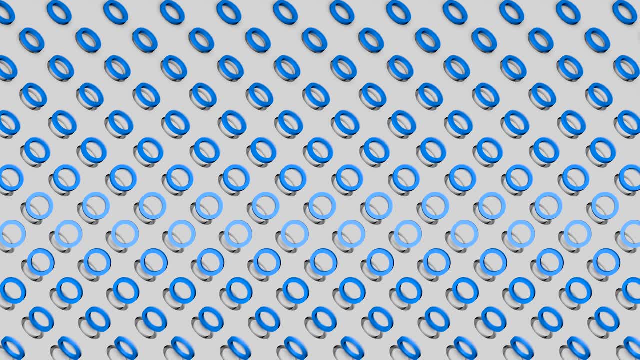 추상적인 이소메트릭 배경, 파란 반지, 대각선, 파동, 움직임