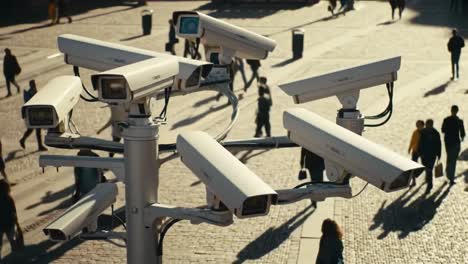a modern surveillance network: exploring the integration of multiple cctv cameras in an urban setting to enhance public safety and security