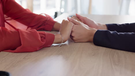 love, empathy and friends holding hands