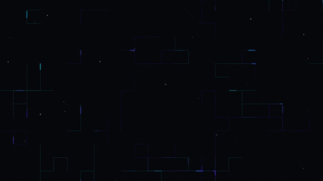Abstract Digital Grid Background with Glowing Lines