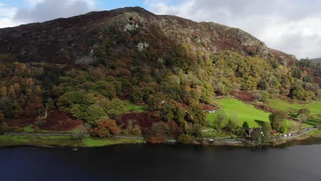 drone-shot-of-Rydal-Water-in-Lake-District