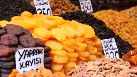 dried fruits at a turkish market