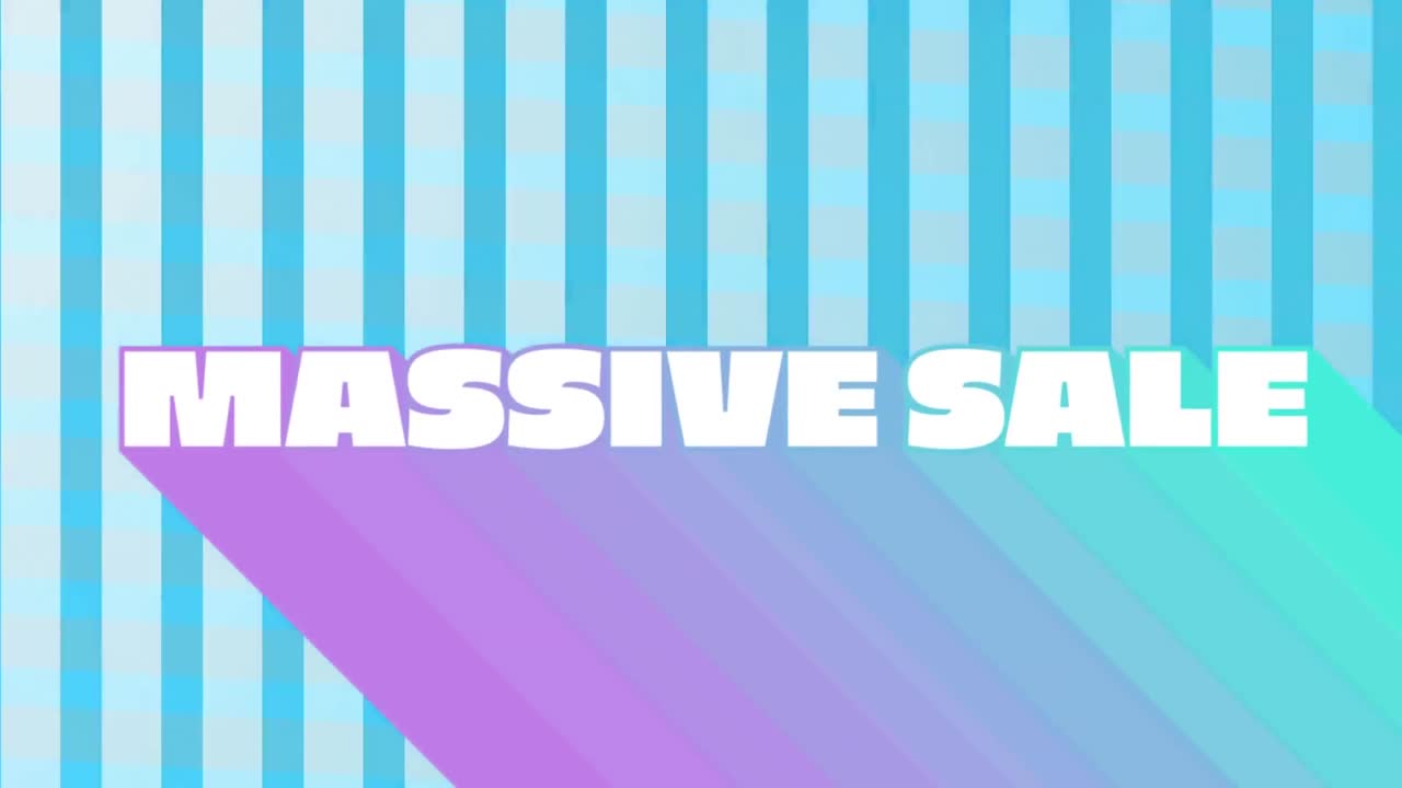 파란색 줄무 ⁇  배경을 가진 대규모 판매 그래픽