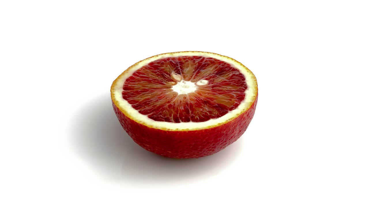 frutta di arancione sanguinato a fette