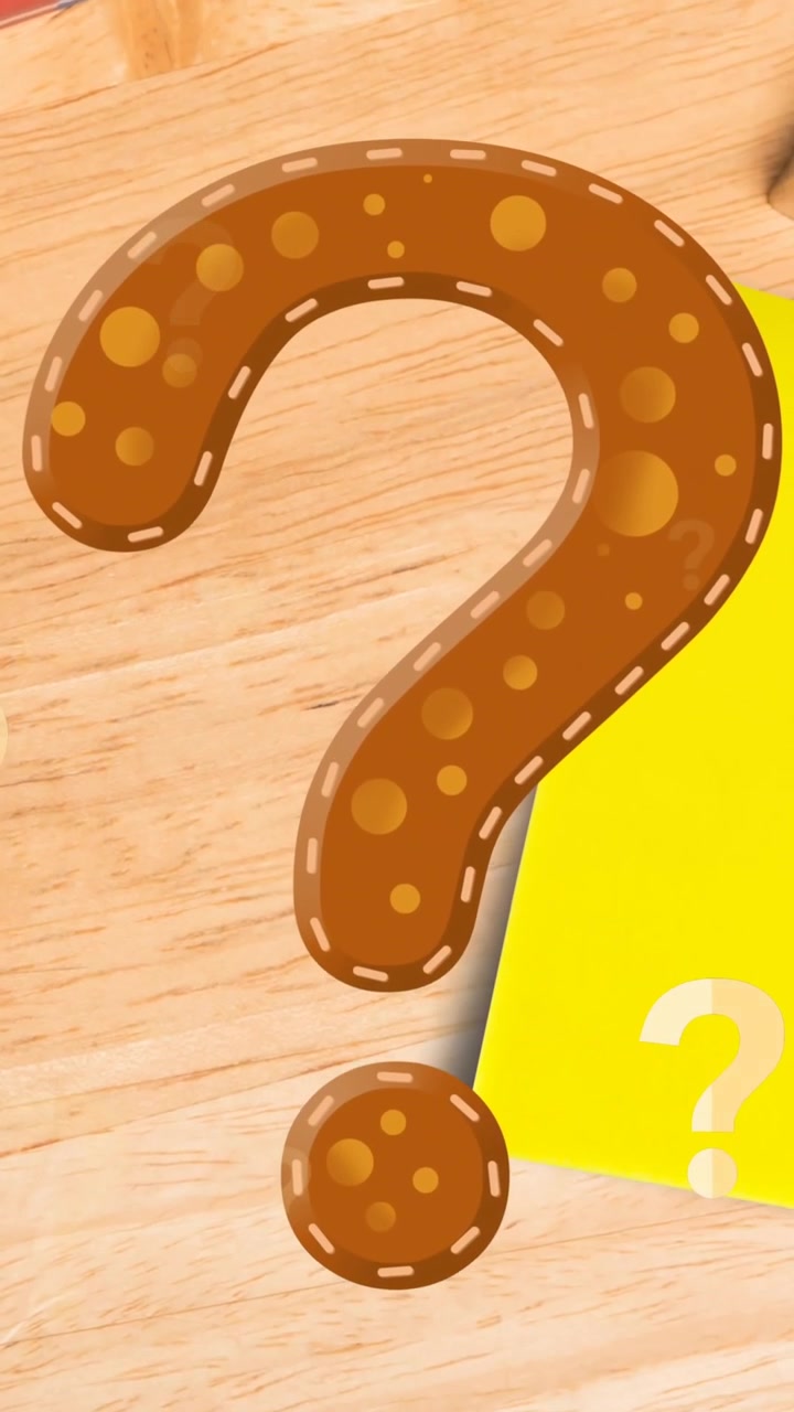Animation of question marks over school items