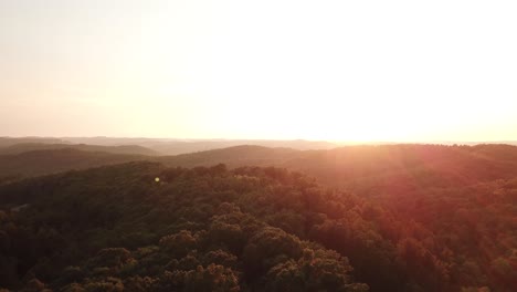 Appalachen-Sonnenuntergang-Im-Sommer