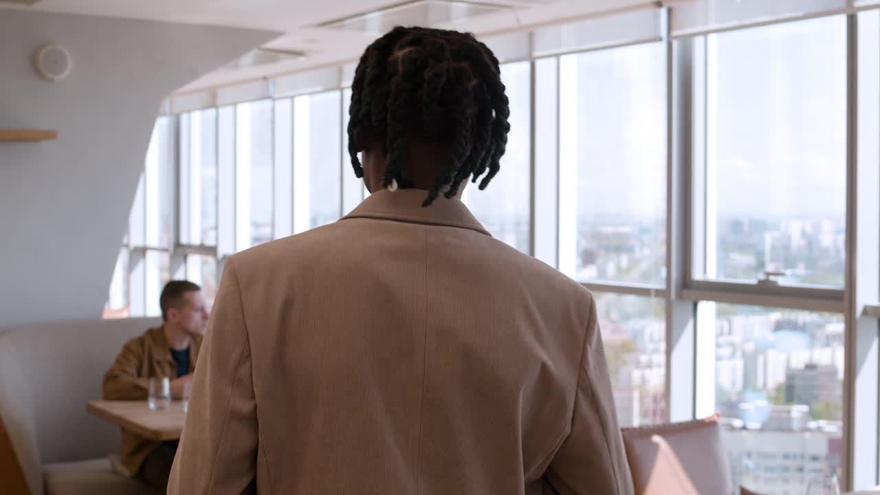 Business Meeting in Modern Office