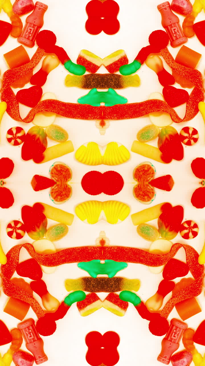 dulces y dulces en vertical