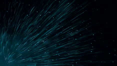 animación de bucle sin costuras futurista de líneas y puntos. fondo de movimiento abstracto.