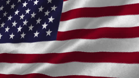 animation of an u.s. flag waving. patriotism and national flag