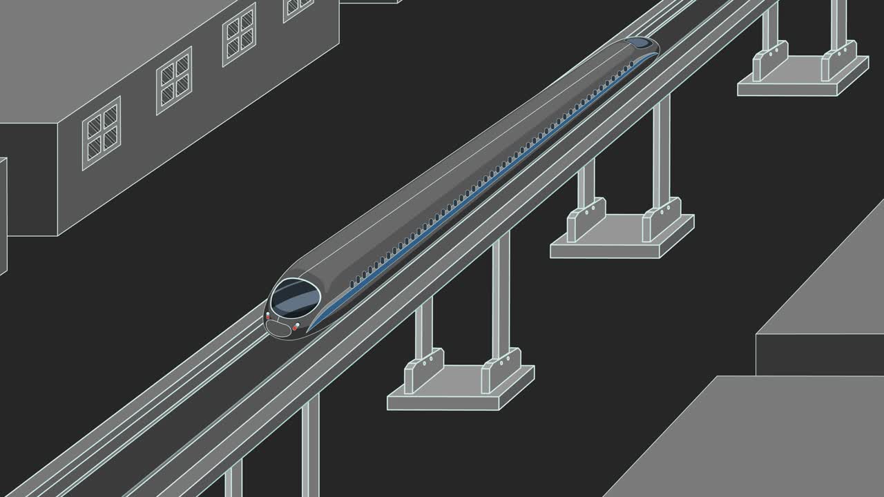 도시 위 의 마그레브 열차